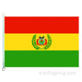 100% polyester 90*150CM bannière militaire bolivie drapeaux militaires bolivie